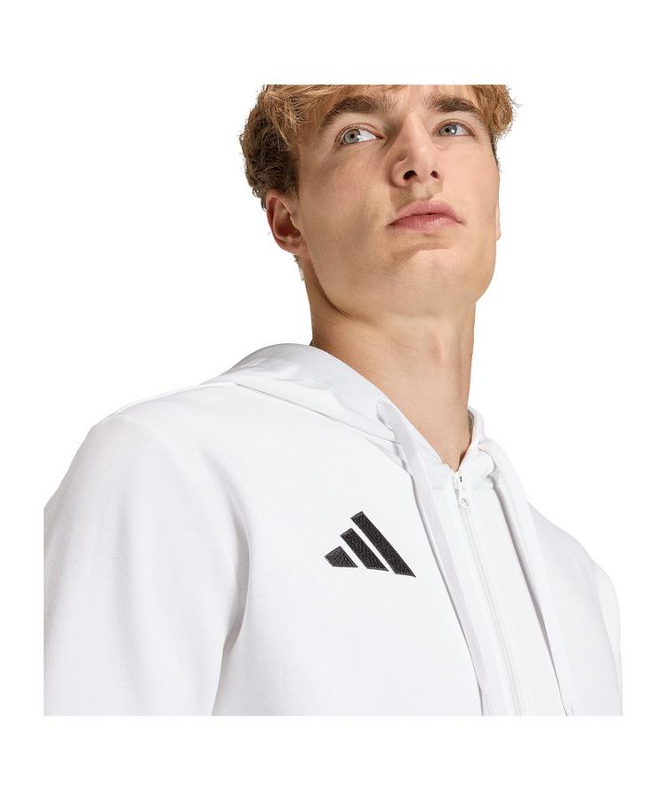 adidas adidas Entrada 26 Kapuzenjacke Trainingsjacke Herren - weissschwarz - 0 | SportScheck