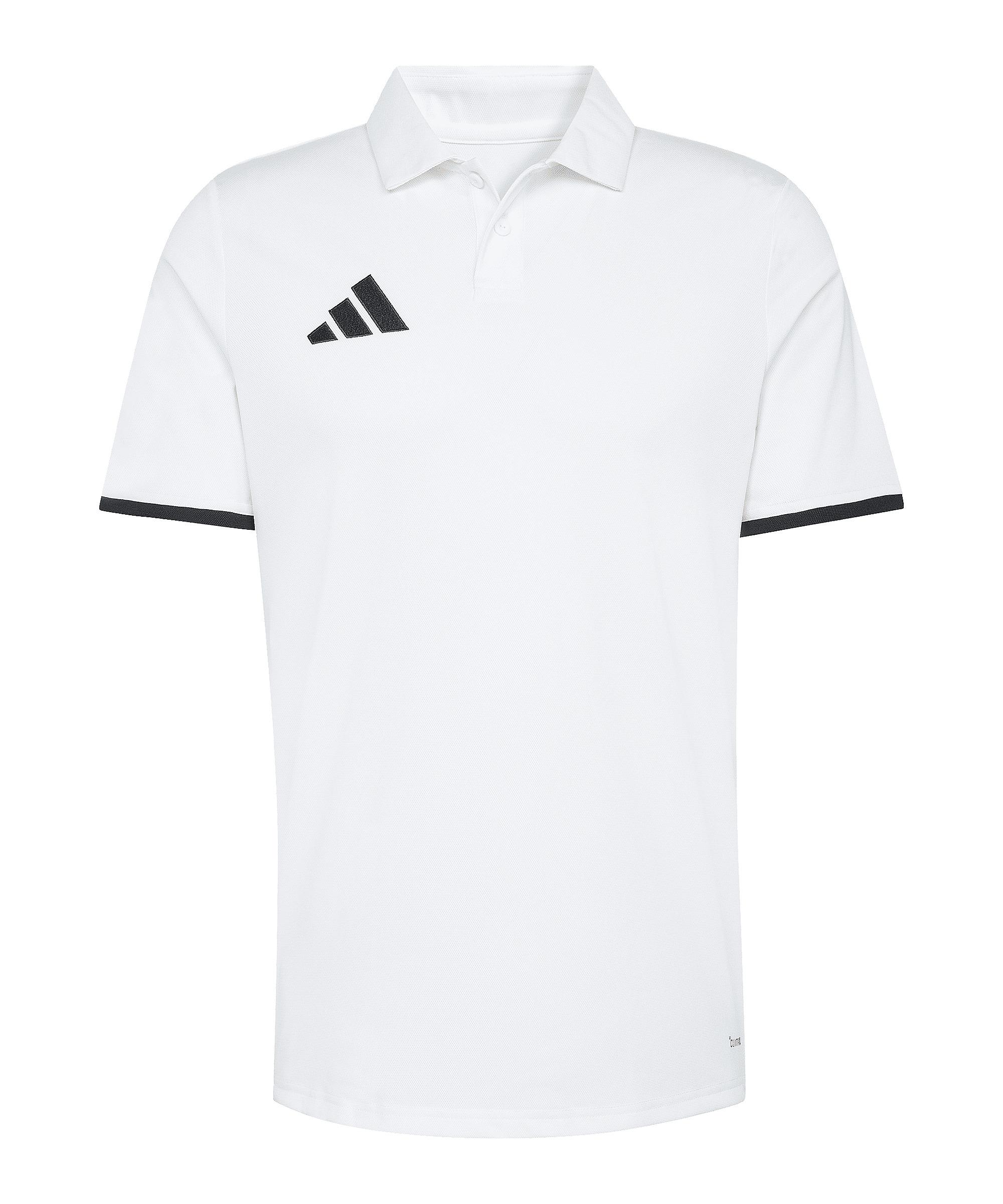 adidas Entrada 26 Polo Poloshirt Herren - weissschwarz
