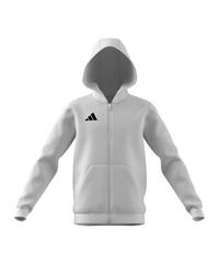 adidas Entrada 26 Kapuzenjacke Kids Trainingsjacke Kinder - weissschwarz