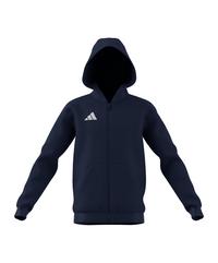 adidas Entrada 26 Kapuzenjacke Kids Trainingsjacke Kinder - blauweiss