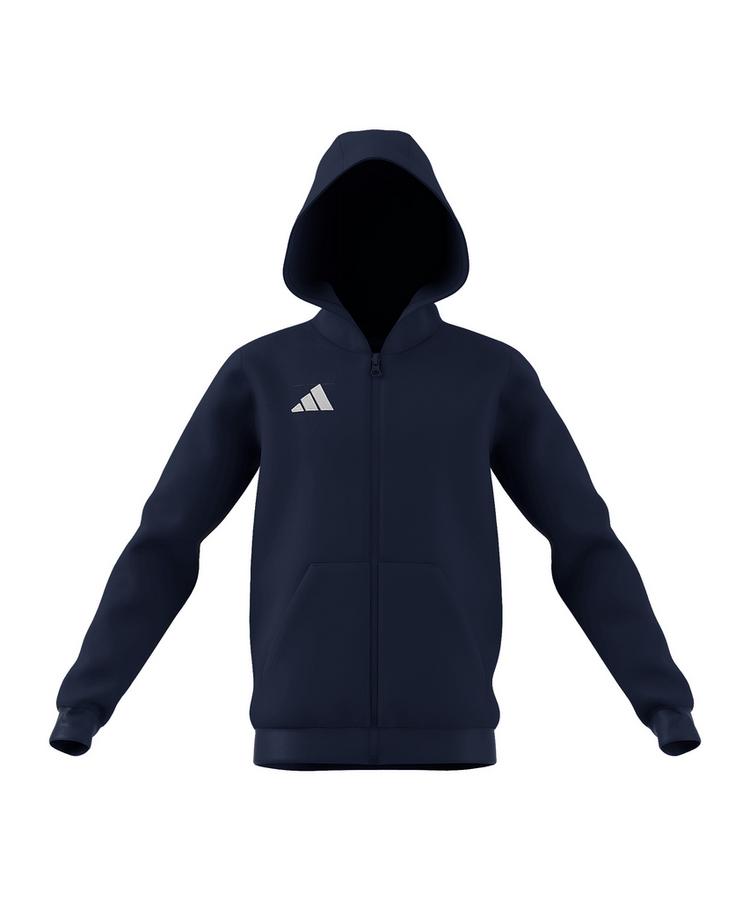 adidas adidas Entrada 26 Kapuzenjacke Kids Trainingsjacke Kinder - blauweiss - 0 | SportScheck