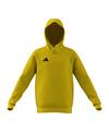 adidas Entrada 26 Hoody Kids Funktionssweatshirt Kinder - gelbschwarz