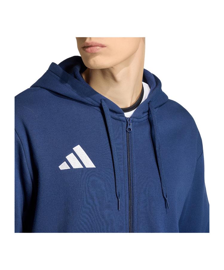 adidas adidas Entrada 26 Kapuzenjacke Trainingsjacke Herren - blauweiss - 2 | SportScheck