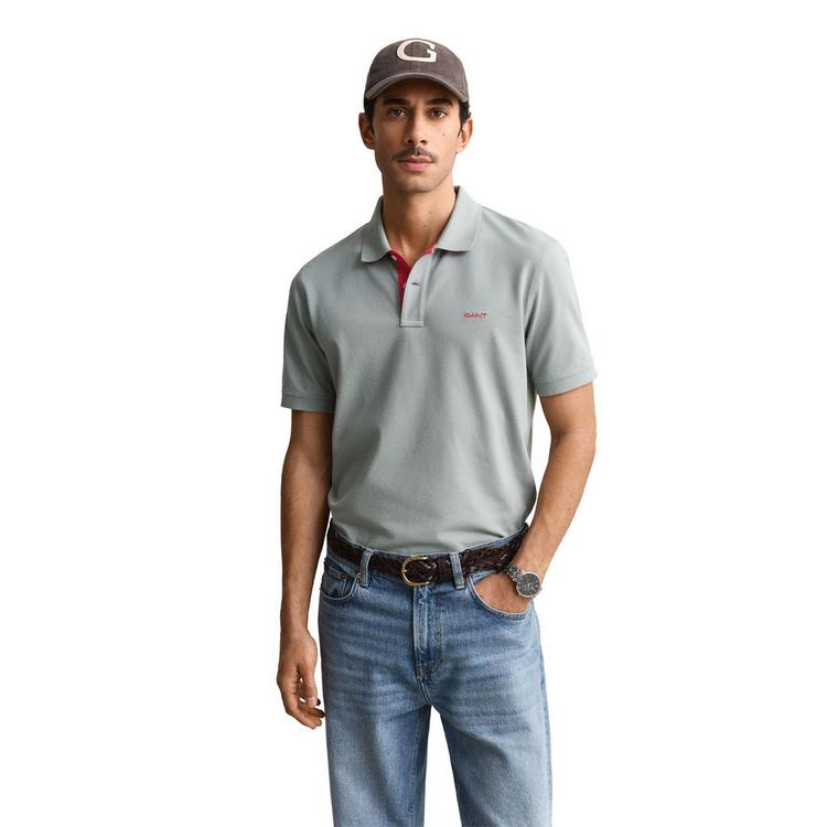 GANT GANT Poloshirt Poloshirt Herren - Grau (Ceramic Grey) - 0 | SportScheck