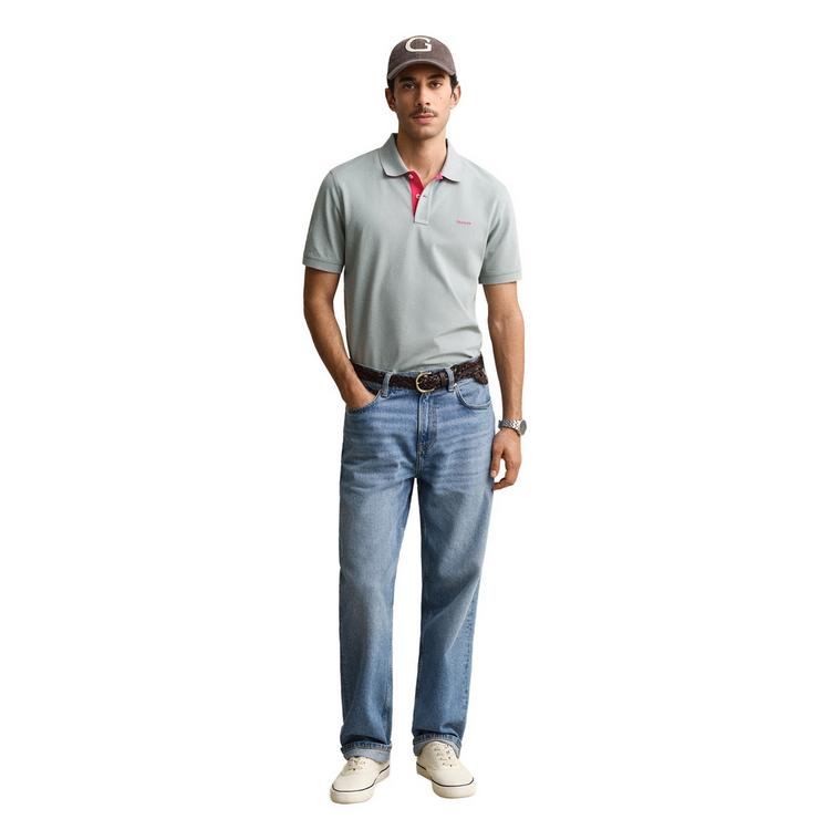 GANT GANT Poloshirt Poloshirt Herren - Grau (Ceramic Grey) - 3 | SportScheck