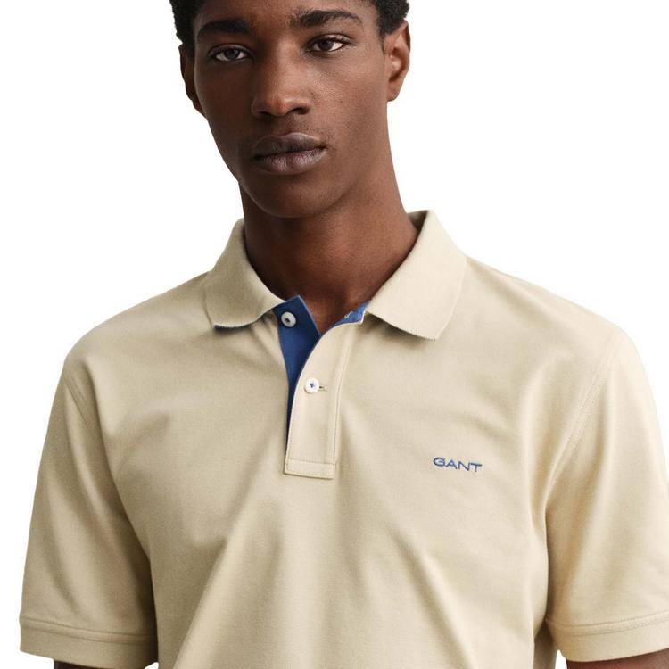 GANT GANT Poloshirt Poloshirt Herren - Beige (Oat Beige) - 2 | SportScheck