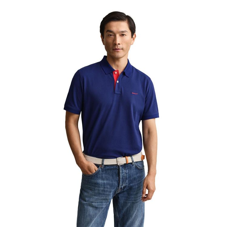 GANT GANT Poloshirt Poloshirt Herren - Blau (Rich Navy) - 2 | SportScheck