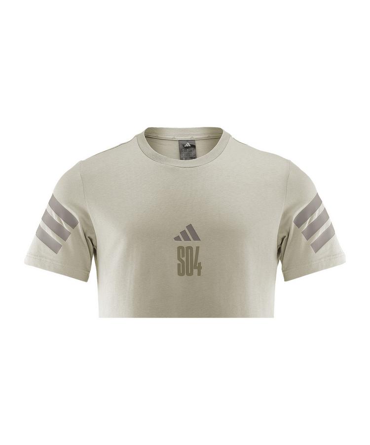 adidas adidas FC Schalke 04 T-Shirt Beige T-Shirt - beige - 0 | SportScheck
