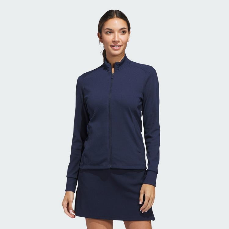 adidas adidas PERFORMANCE TEXTURE FULL ZIP JACKE Trainingsjacke Damen - Collegiate Navy - 0 | SportScheck