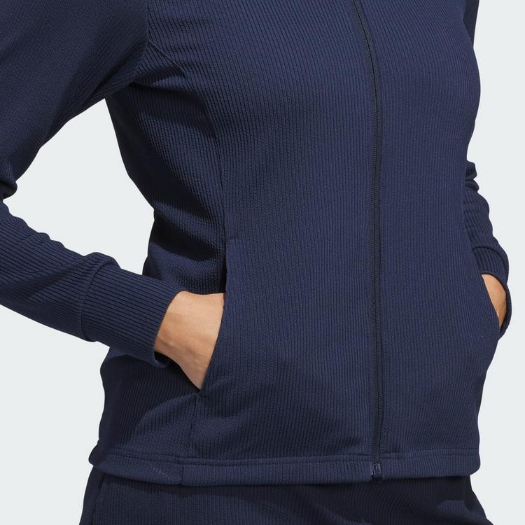 adidas adidas PERFORMANCE TEXTURE FULL ZIP JACKE Trainingsjacke Damen - Collegiate Navy - 0 | SportScheck