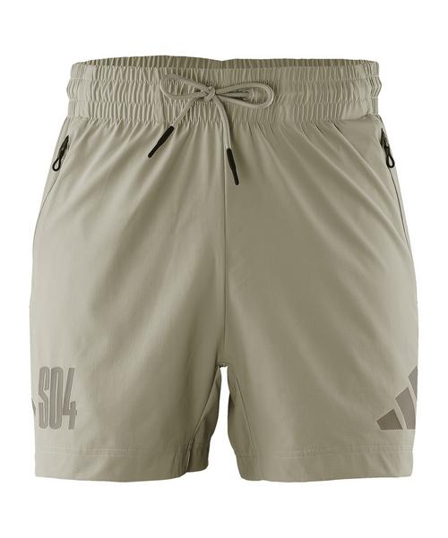 adidas FC Schalke 04 Short Beige Fu&szlig;ballshorts