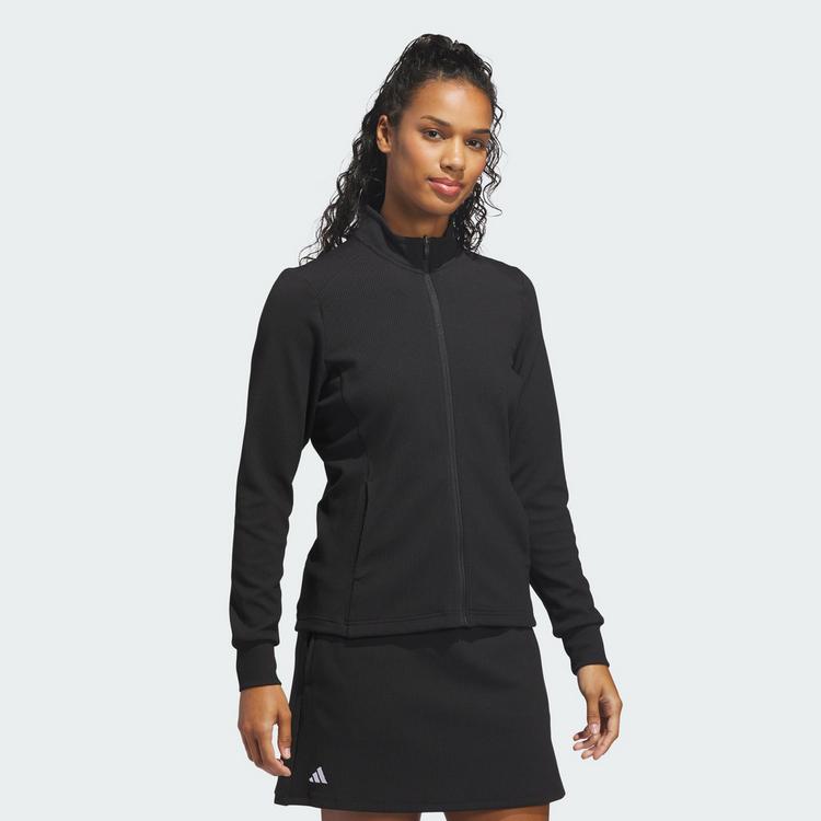 adidas adidas PERFORMANCE TEXTURE FULL ZIP JACKE Trainingsjacke Damen - Black - 0 | SportScheck