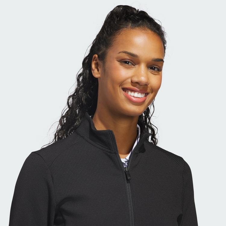 adidas adidas PERFORMANCE TEXTURE FULL ZIP JACKE Trainingsjacke Damen - Black - 0 | SportScheck