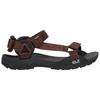 Jack Wolfskin RIDGE SANDAL M Outdoorsandalen Herren - dark mahogany