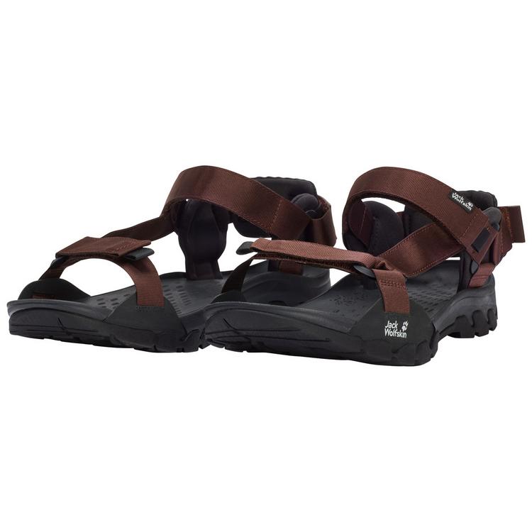 Jack Wolfskin Jack Wolfskin RIDGE SANDAL M Outdoorsandalen Herren - dark mahogany - 0 | SportScheck