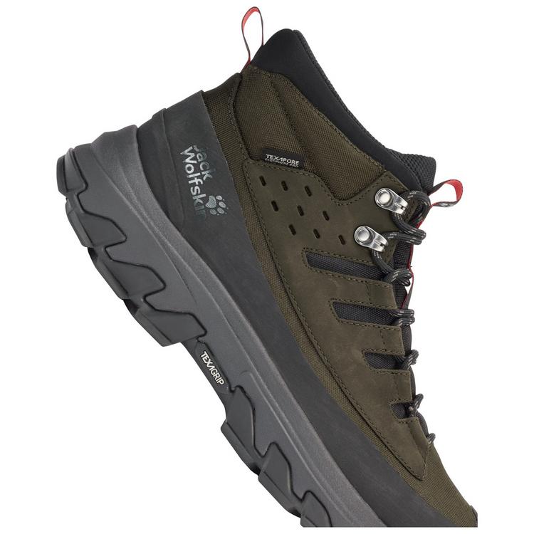 Jack Wolfskin Jack Wolfskin APEX HIKE TEXAPORE MID M Wanderschuhe Herren - obsidian moss - 2 | SportScheck