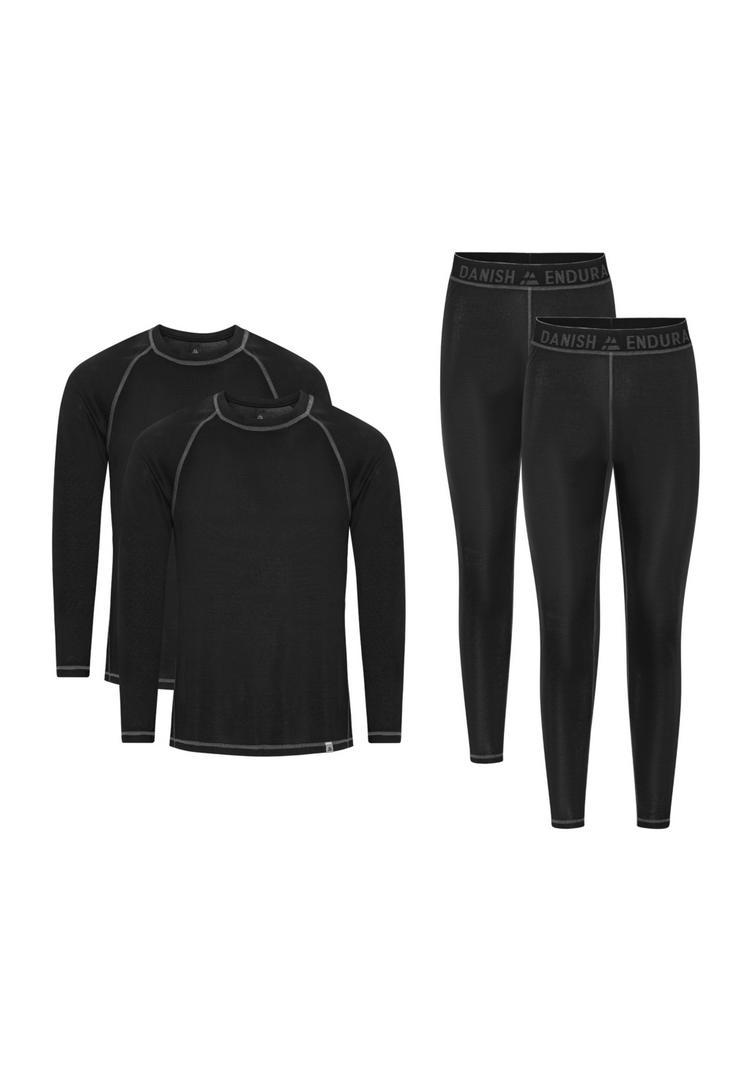 DANISH ENDURANCE DANISH ENDURANCE Sustain Baselayer W&auml;scheset - black grey - 0 | SportScheck