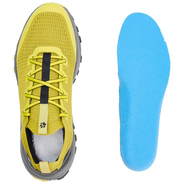 Jack Wolfskin Jack Wolfskin PS TRAIL KNIT LOW M Wanderschuhe Herren - chartreuse - 5 | SportScheck