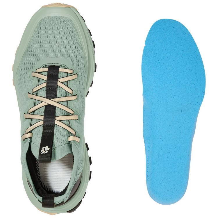 Jack Wolfskin Jack Wolfskin PS TRAIL KNIT LOW W Wanderschuhe Damen - green zinnia - 5 | SportScheck