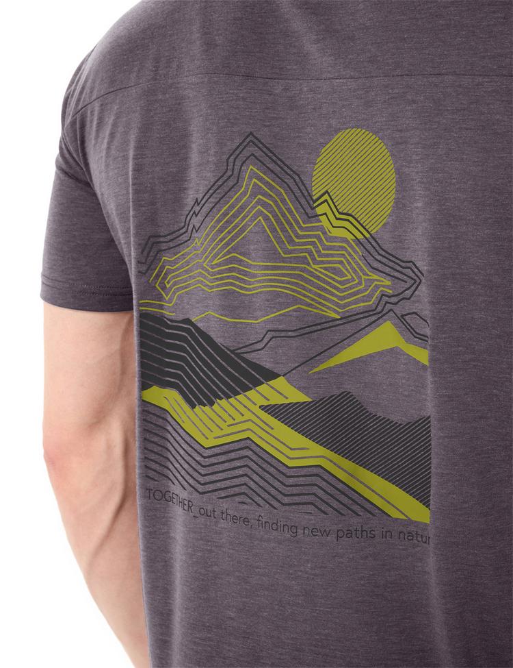 VAUDE VAUDE Men's Tekoa T-Shirt III T-Shirt Herren - purple ash - 0 | SportScheck