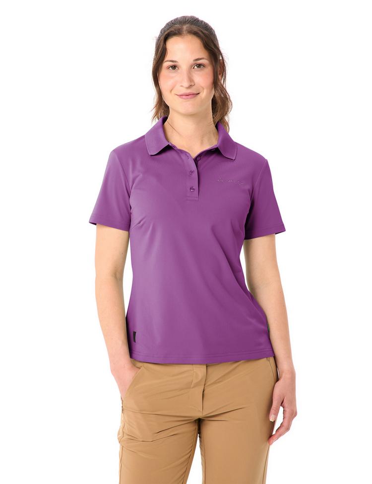 VAUDE VAUDE Women's Essential Polo Shirt T-Shirt Damen - magenta - 0 | SportScheck