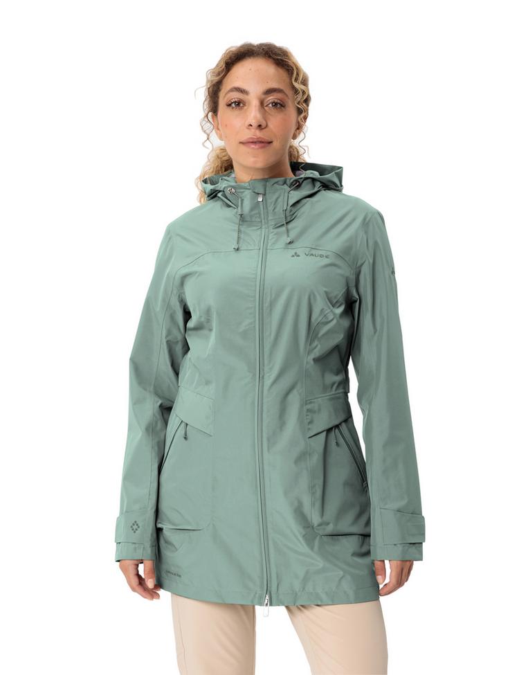 VAUDE VAUDE Women's Skomer Parka II Outdoorjacke Damen - dusty fern - 0 | SportScheck