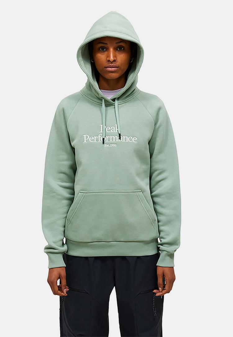 Peak Performance Peak Performance W Original Hood Sweatshirt Damen - SALBEI - 1 | SportScheck