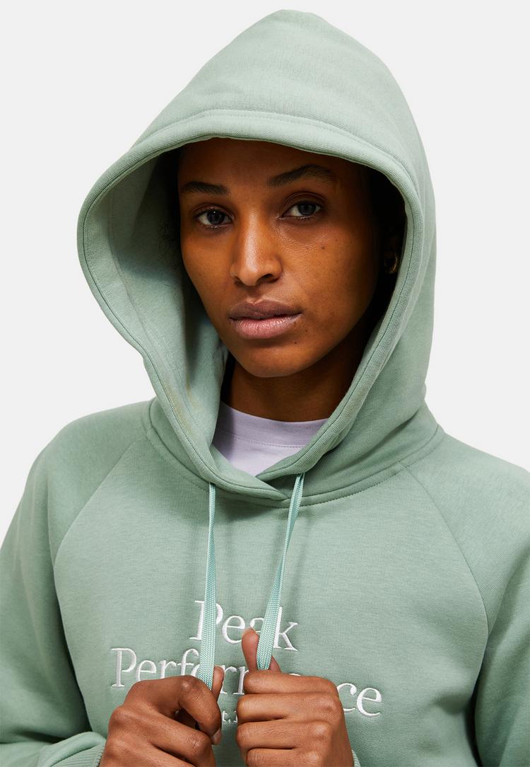 Peak Performance Peak Performance W Original Hood Sweatshirt Damen - SALBEI - 2 | SportScheck