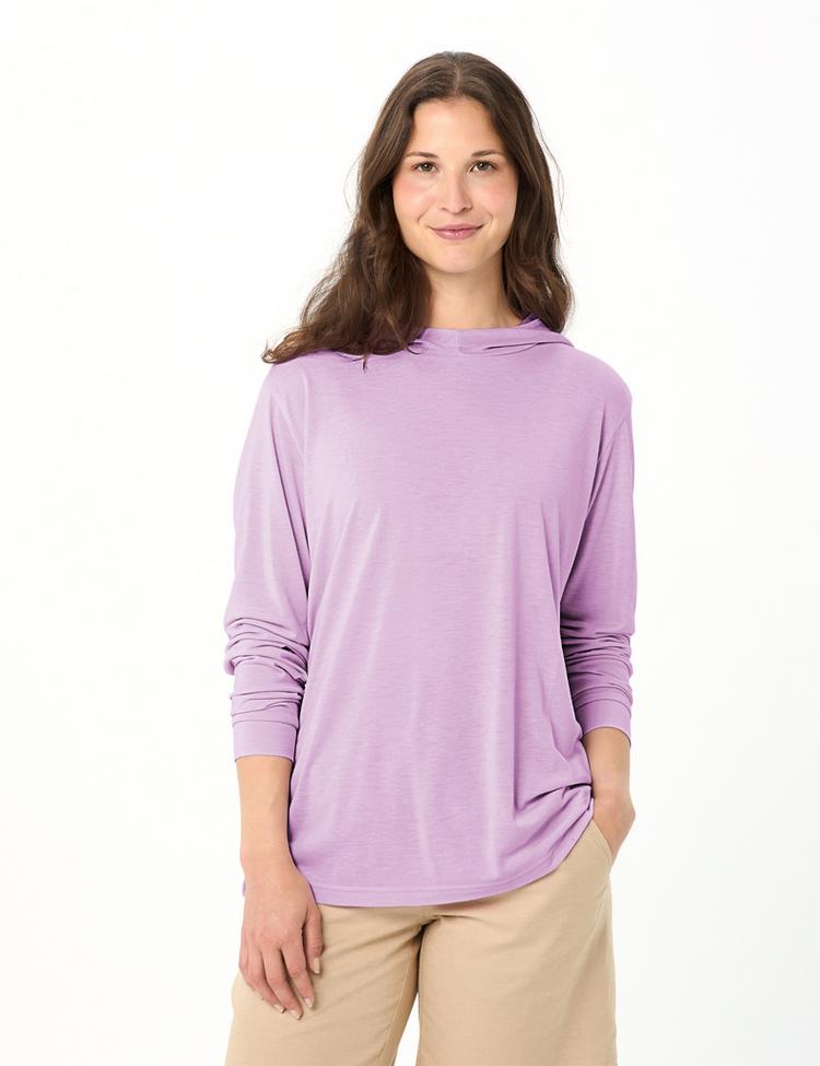 VAUDE VAUDE Women's Mineo LS Hoody Sweatshirt Damen - raspberry - 0 | SportScheck