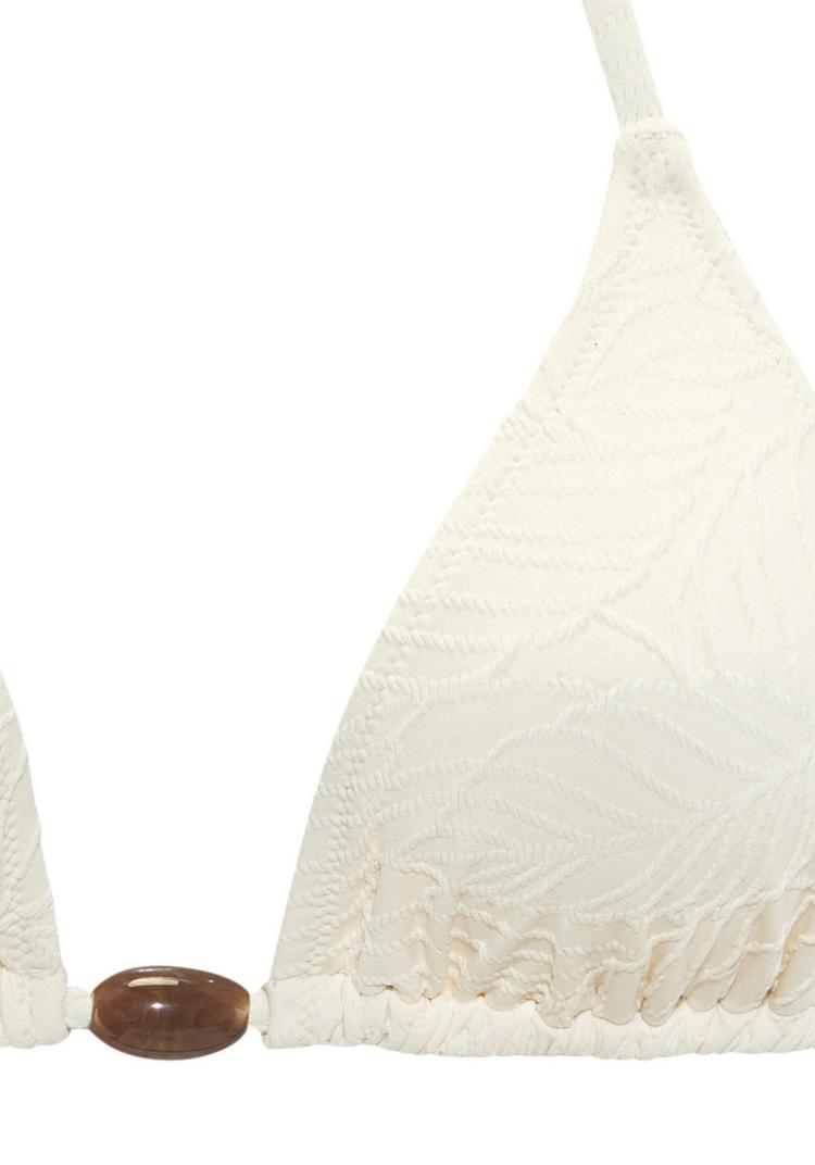 Lascana Lascana Triangel-Bikini-Top Bikini Oberteil Damen - creme - 1 | SportScheck