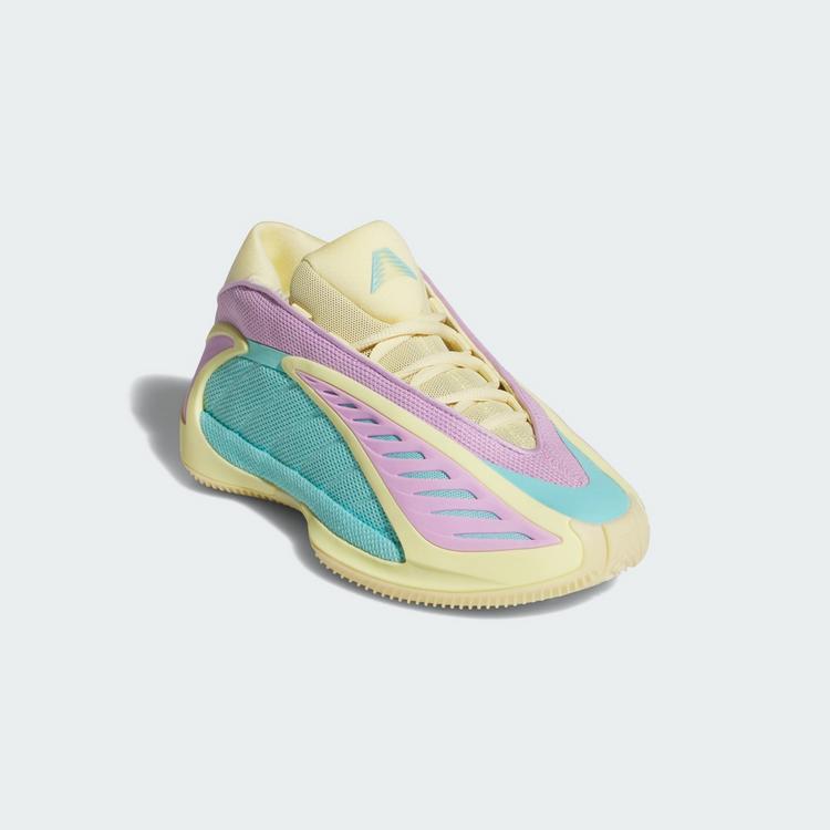 adidas adidas ANTHONY EDWARDS 2 Kids Schuh Basketballschuhe Kinder - Almost Yellow / Bliss Lilac / Flash Aqua - 3 | SportScheck