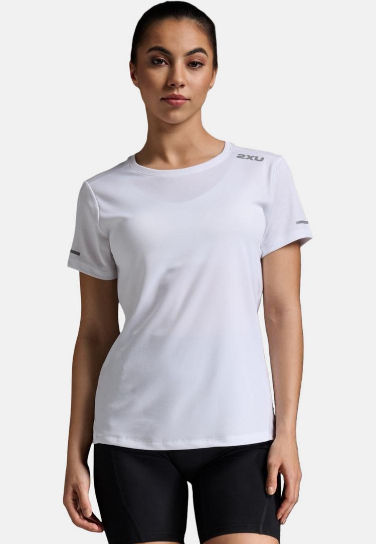 2XU 2XU Aero Funktionsshirt Damen - white-silver reflective - 0 | SportScheck
