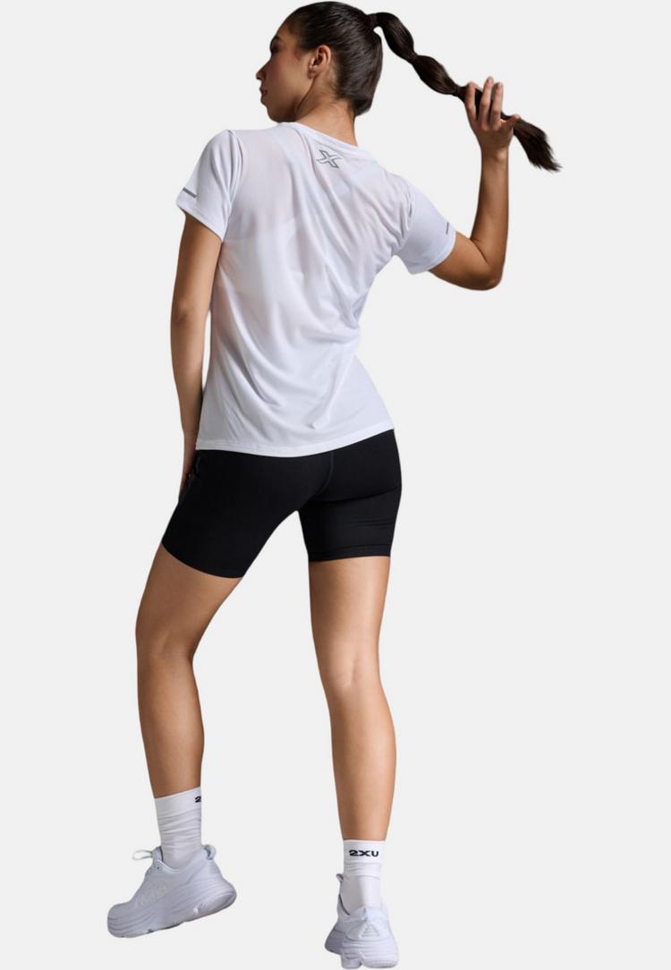 2XU 2XU Aero Funktionsshirt Damen - white-silver reflective - 3 | SportScheck