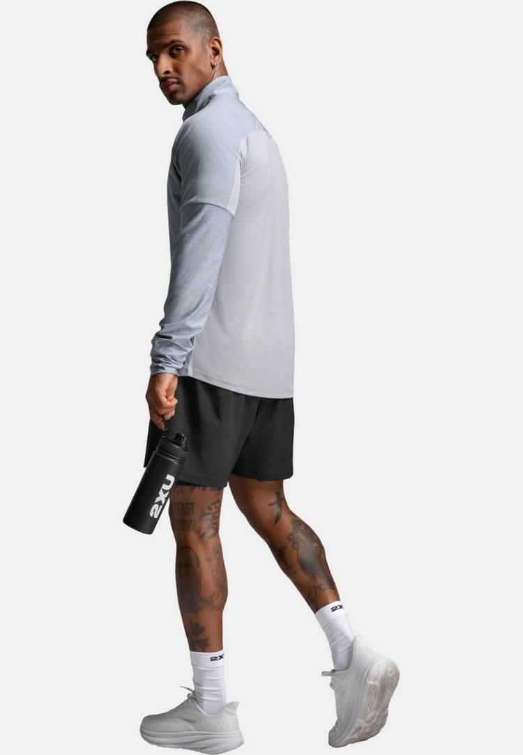 2XU 2XU Aero 1/2 Zip Funktionsshirt Herren - weathervane-black reflective - 2 | SportScheck