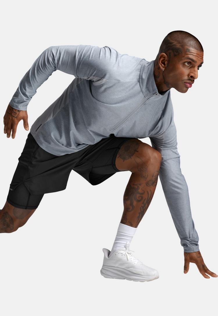 2XU 2XU Aero 1/2 Zip Funktionsshirt Herren - weathervane-black reflective - 3 | SportScheck