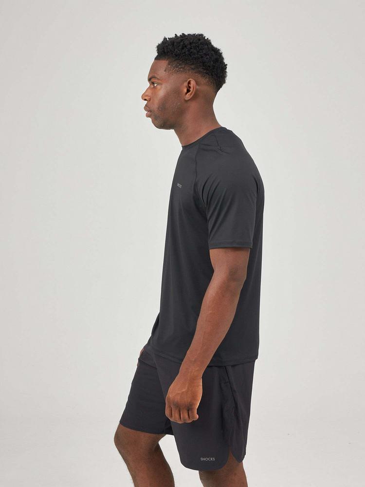 Snocks Snocks Trainingsshirt Herren Funktionsshirt Herren - Schwarz - 2 | SportScheck
