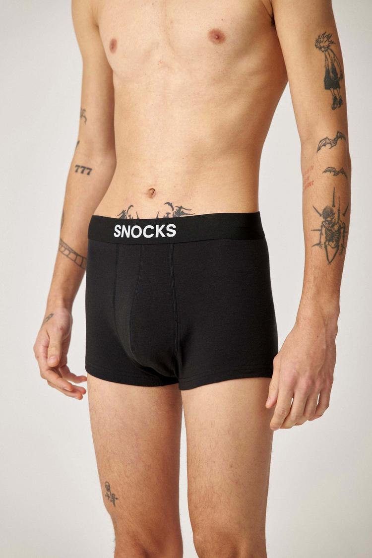 Snocks Snocks Boxershorts mit kurzem Bein 3er Pack Unterhose Herren - Schwarz - 0 | SportScheck