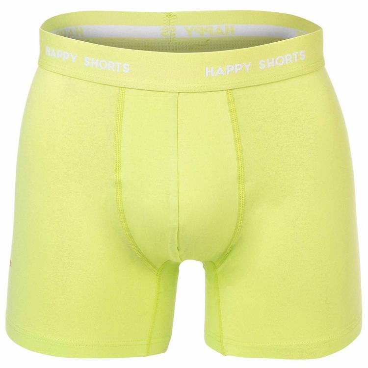 HAPPY SHORTS HAPPY SHORTS Boxershort Unterhose Herren - Blau/Orange/Gr&uuml;n - 4 | SportScheck
