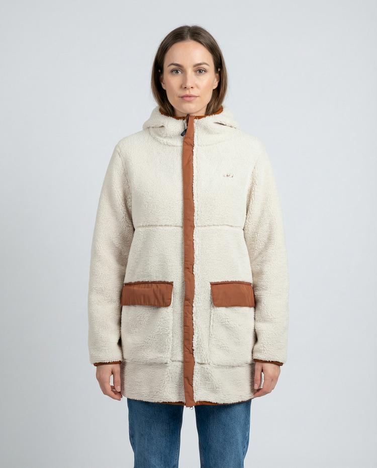 Jeff Green Jeff Green Lumi Fleecemantel Damen - Blanc de Blanc - 0 | SportScheck