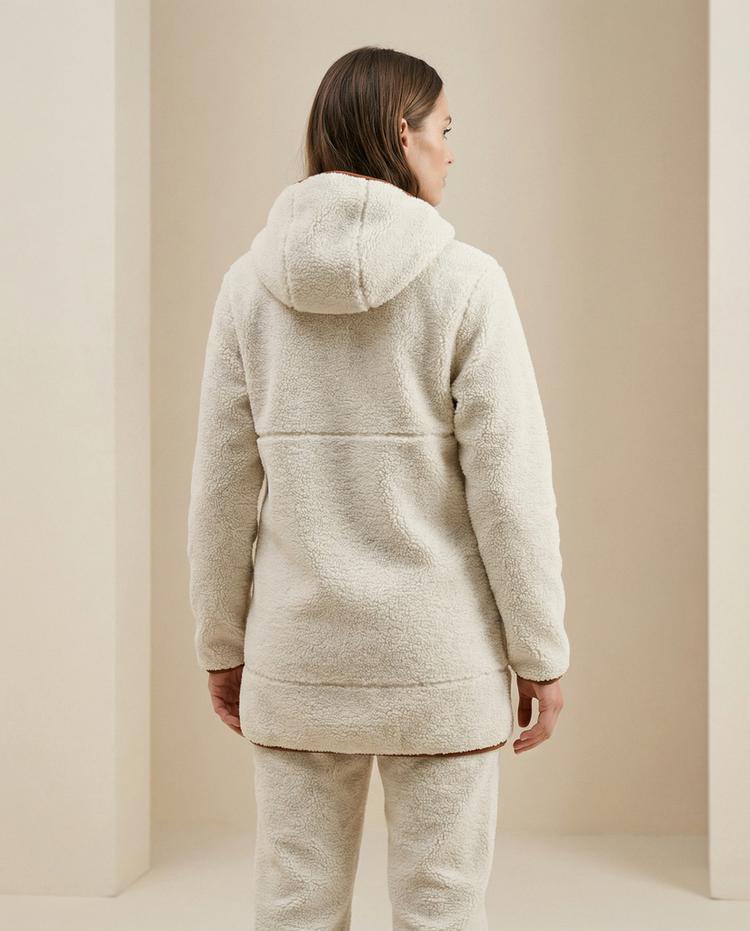 Jeff Green Jeff Green Lumi Fleecemantel Damen - Blanc de Blanc - 2 | SportScheck