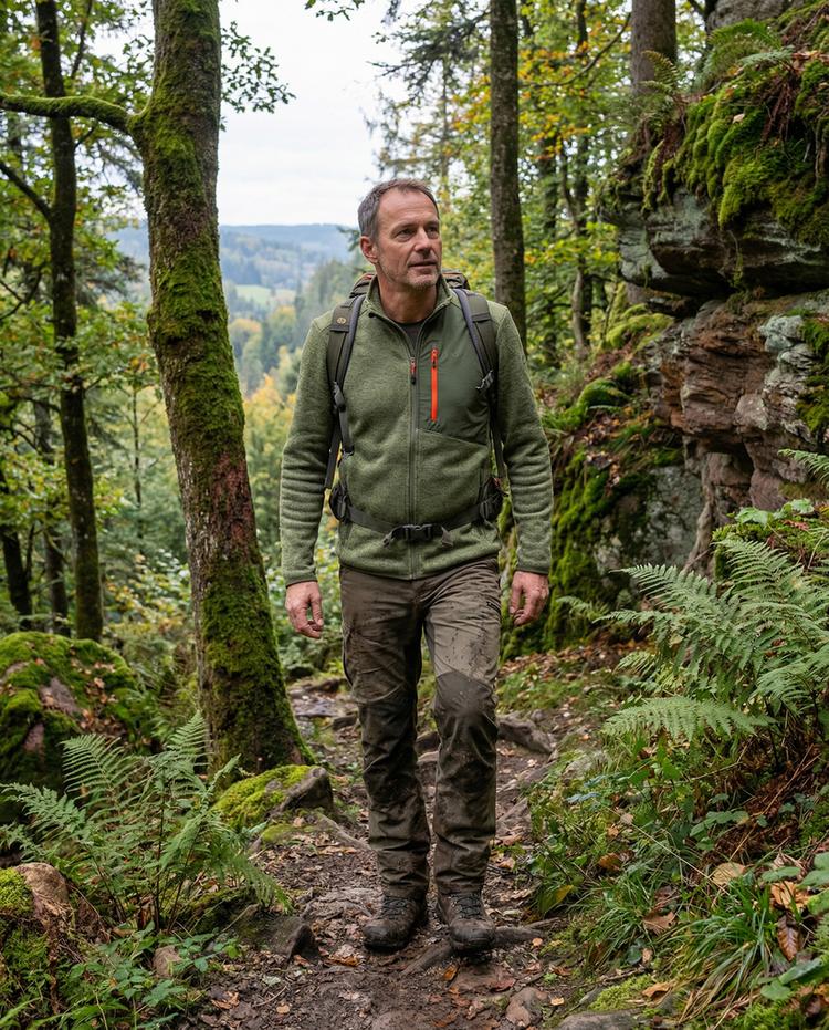 Jeff Green Jeff Green Fleecejacke Herren - Dusky Green - 3 | SportScheck