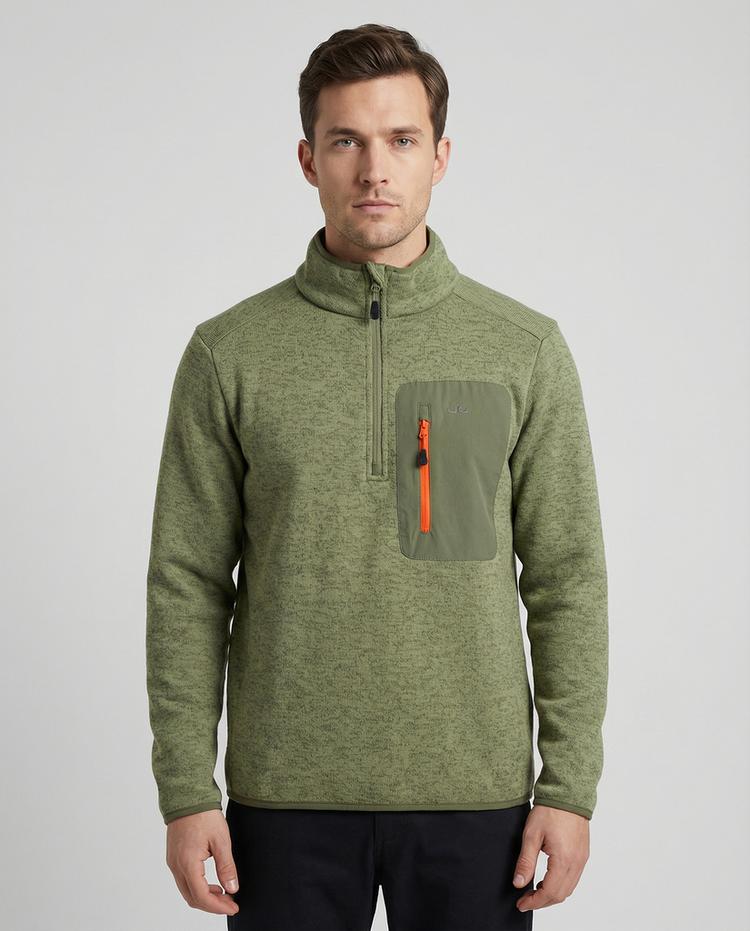 Jeff Green Jeff Green Fleecejacke Herren - Dusky Green - 0 | SportScheck