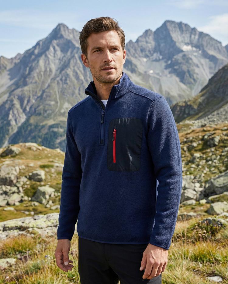 Jeff Green Jeff Green Fleecejacke Herren - Peacot - 3 | SportScheck