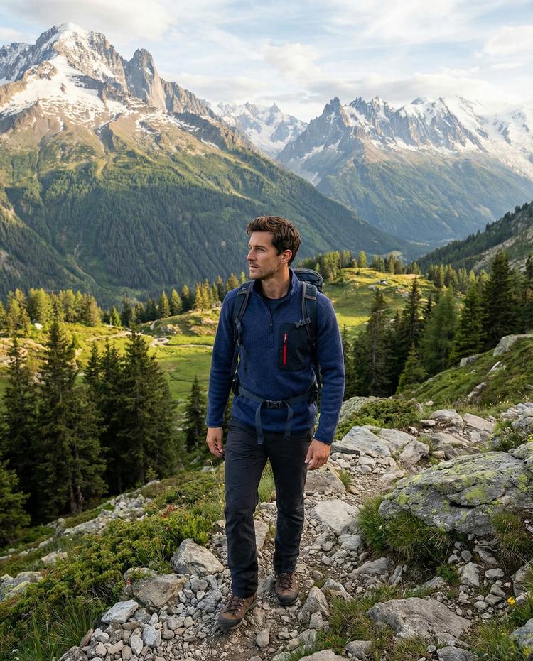 Jeff Green Jeff Green Fleecejacke Herren - Peacot - 4 | SportScheck