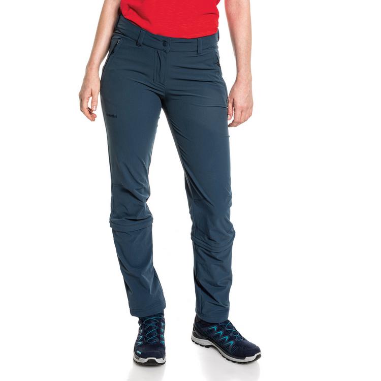 Sch&ouml;ffel Sch&ouml;ffel Pants Engadin1 Zip Off Wanderhose Damen - dress blue - 1 | SportScheck