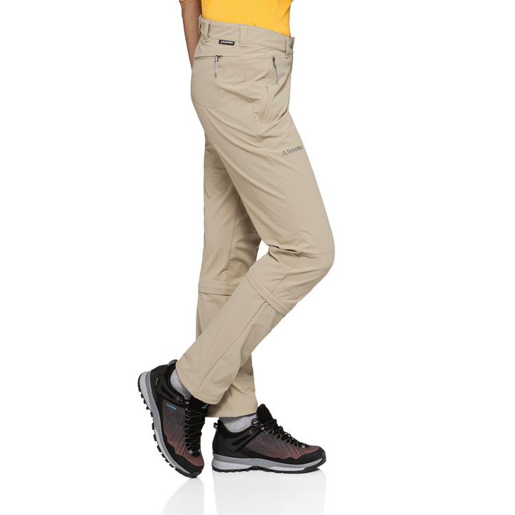 Sch&ouml;ffel Sch&ouml;ffel Pants Engadin1 Zip Off Wanderhose Damen - 4705 - beige - 2 | SportScheck