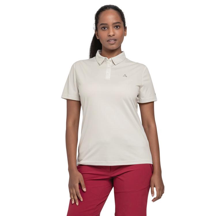 Sch&ouml;ffel Sch&ouml;ffel CIRC Polo Shirt Tauron L Poloshirt Damen - 9040 - natur - 0 | SportScheck