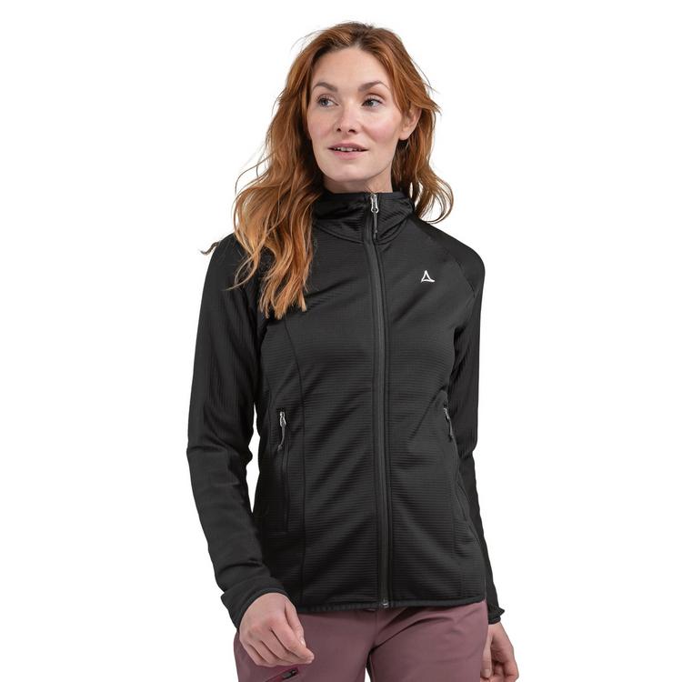 Sch&ouml;ffel Sch&ouml;ffel Fleece Hoody Style Cascata WMS Fleecejacke Damen - black - 0 | SportScheck
