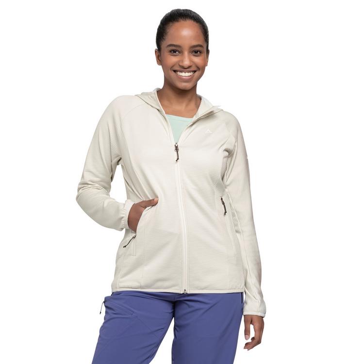 Sch&ouml;ffel Sch&ouml;ffel Fleece Hoody Style Cascata WMS Fleecejacke Damen - 9040 - natur - 0 | SportScheck