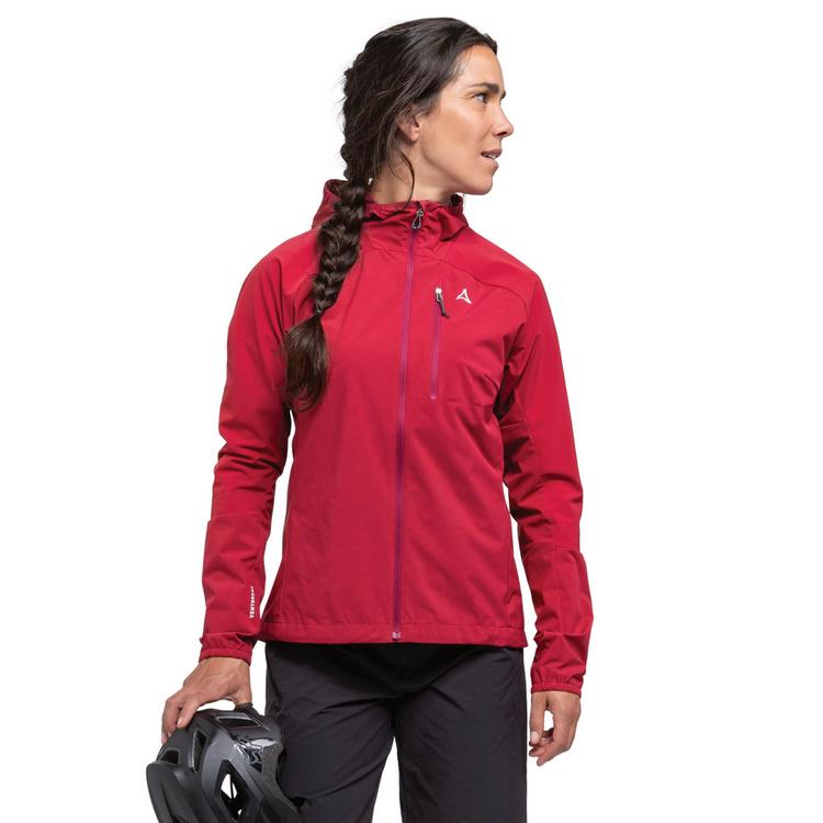 Sch&ouml;ffel Sch&ouml;ffel Hybrid Jk Style Mamry WMS Fahrradjacke Damen - 3750 - rot - 0 | SportScheck